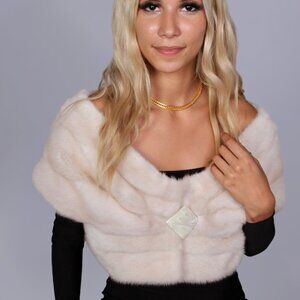 Tourmaline Mink Mini Cape